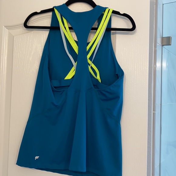 Fabletics Athletic Razorback Top, teal - Picture 2 of 2